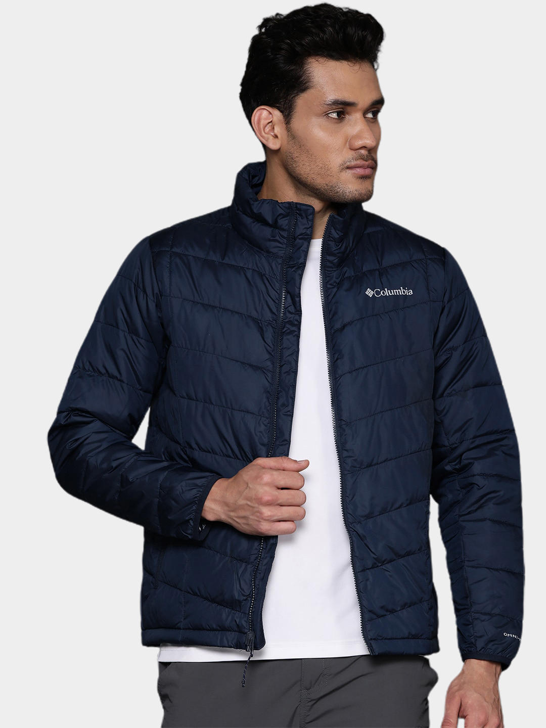 A Men Wearing Columbia Men Yellow Whirlibird IV Interchange Jacket