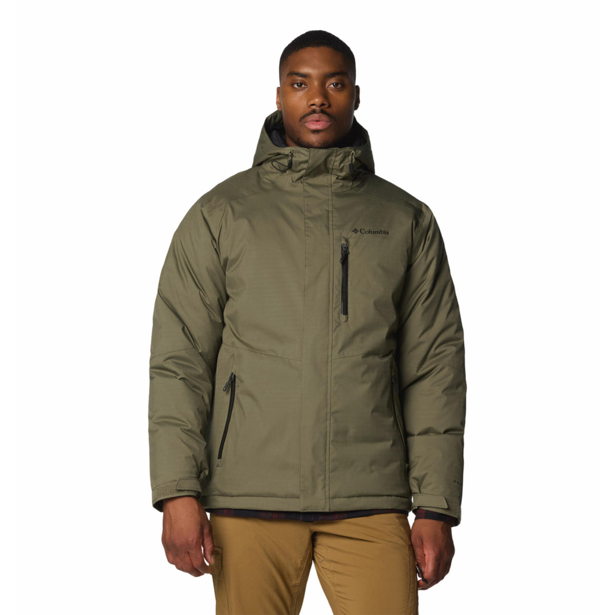 Columbia Men Green Omni-Heat Inifnity Oak Harbor II Down Jacket