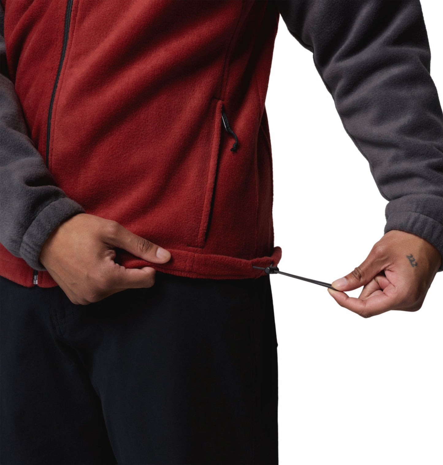 men grey steens mountain 2.0 fleece jacket