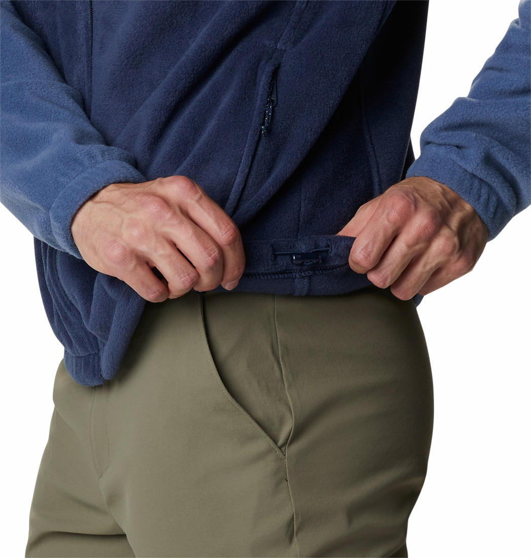 A Men Wearing Columbia Men Blue Steens Mountain Full Zip 2.0