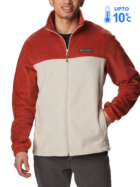Columbia Men Orange Steens Mountain Full Zip 2.0