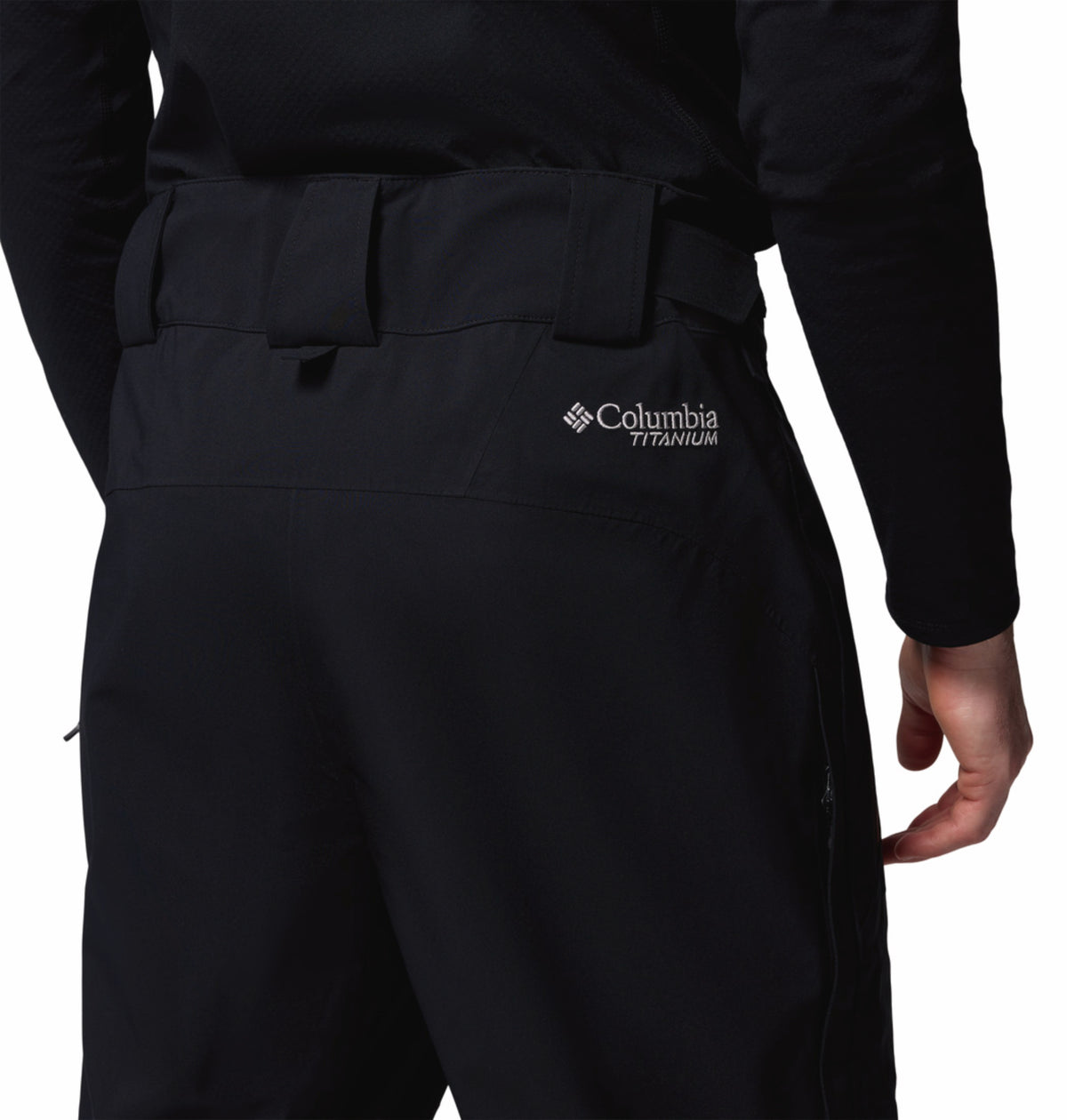Columbia Men Black Omni-Tech Platinum Peak II 3L Rain Pant (Waterproof)