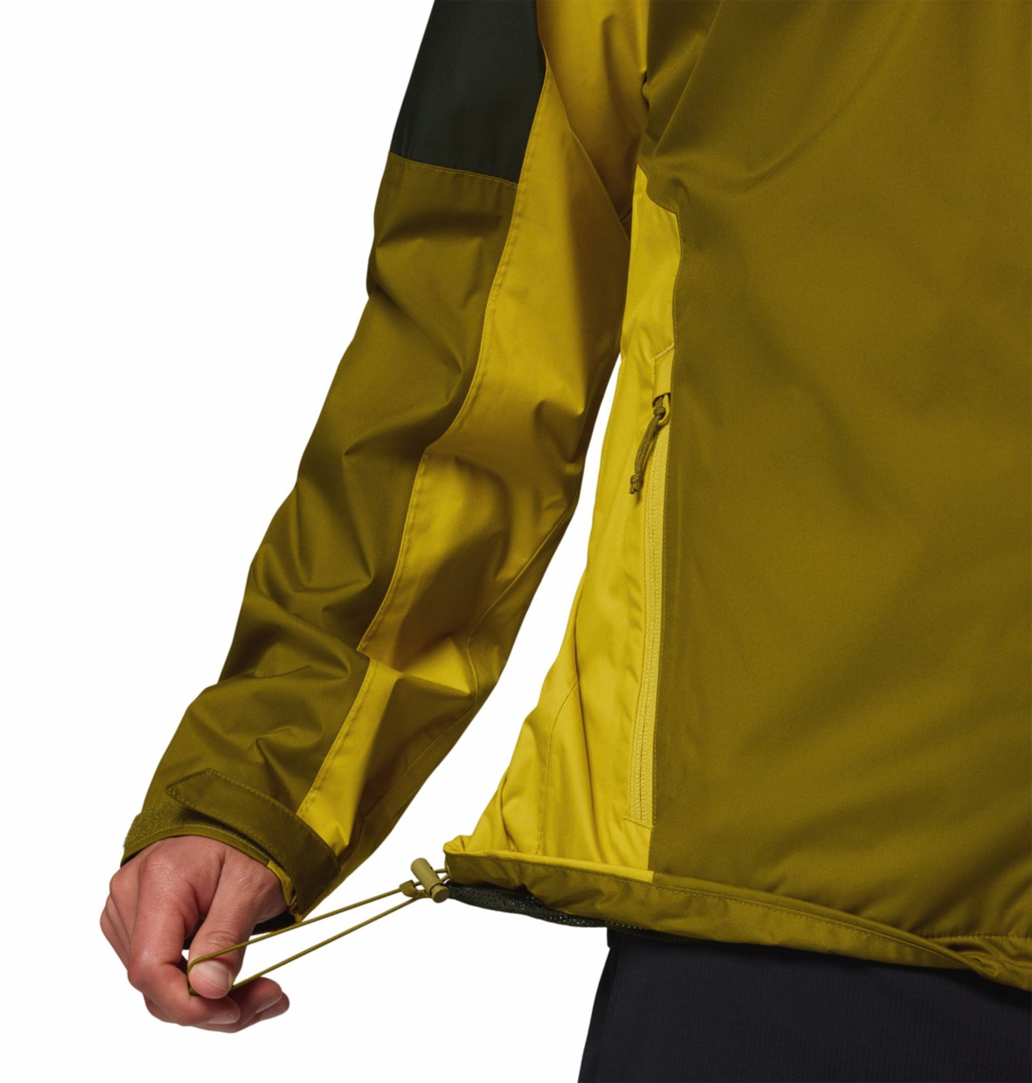 Columbia Men's Olive Green Omni-Tech Inner Limits III Waterproof Rain Jacket