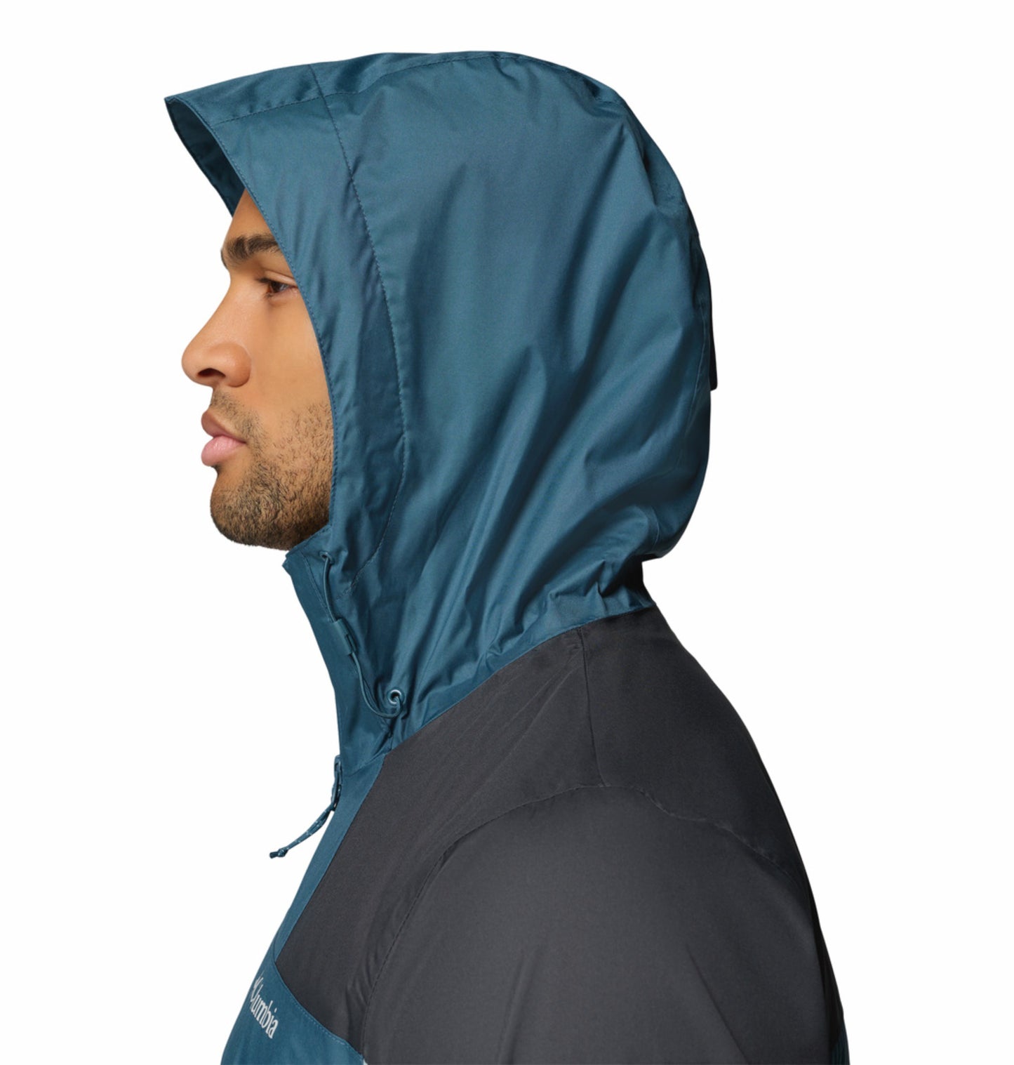 Columbia Men's Blue Omni-Tech Inner Limits III Lightweight Waterproof Rain Jacket