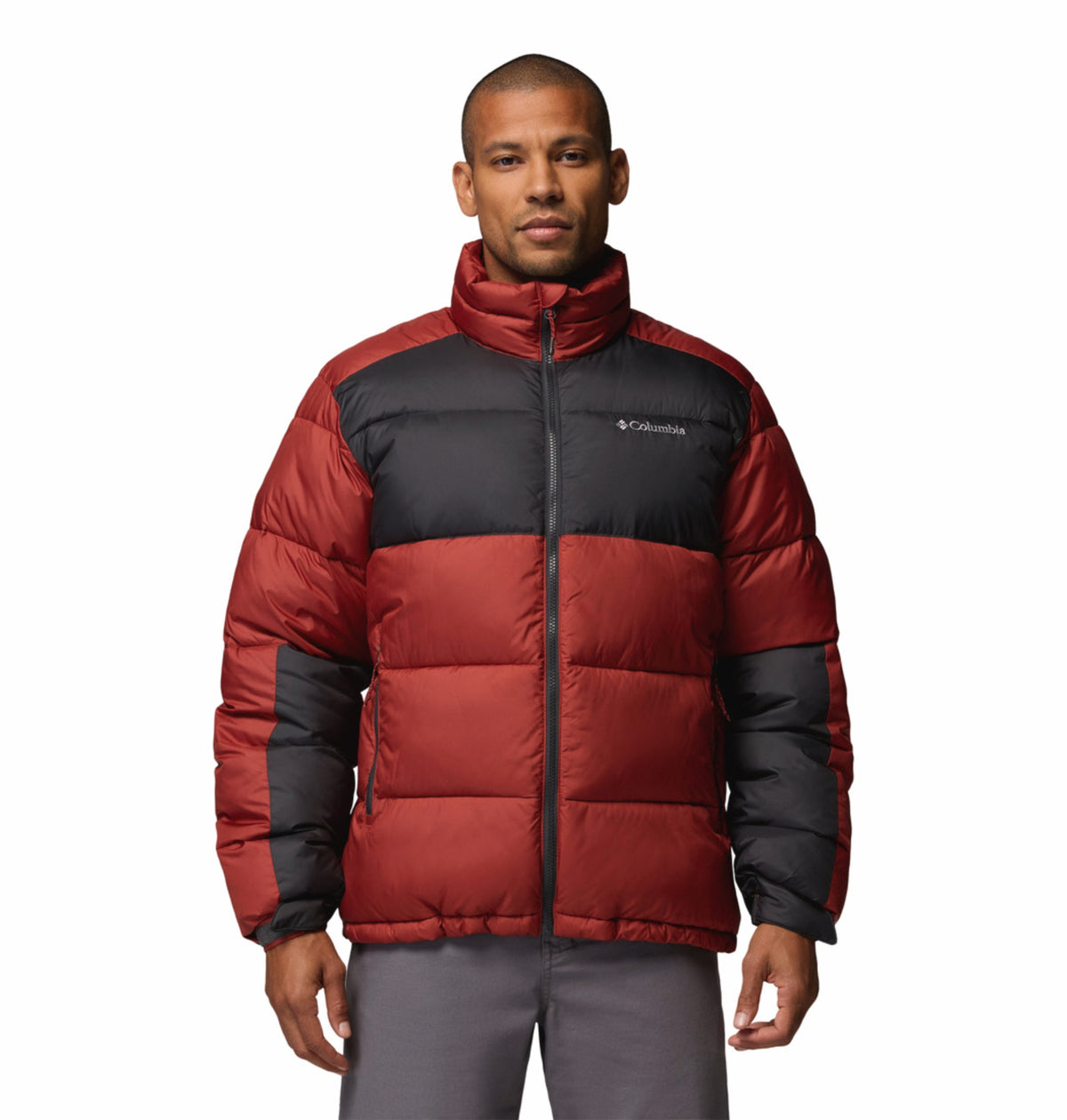 men red omni heat reflective pike lake ii down jacket