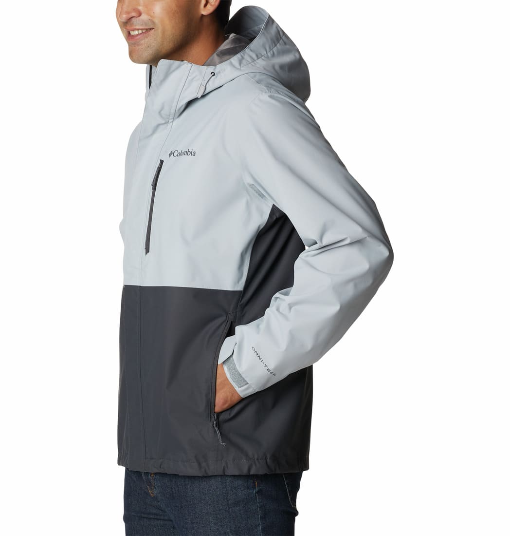 Columbia Men’s Grey Hikebound Waterproof Jacket with Durable Protection