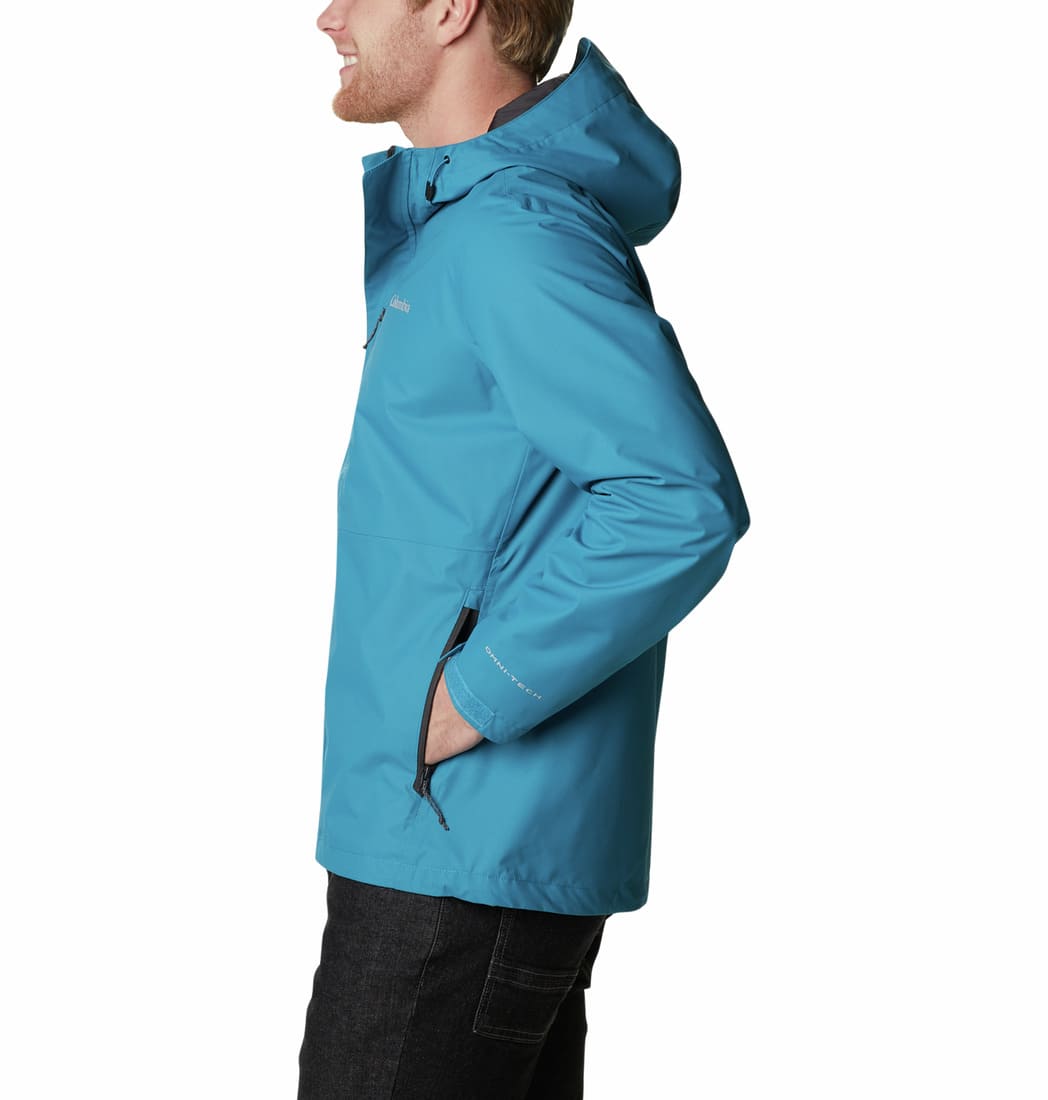 Columbia Men’s Blue Waterproof Hikebound Jacket with Omni-Tech