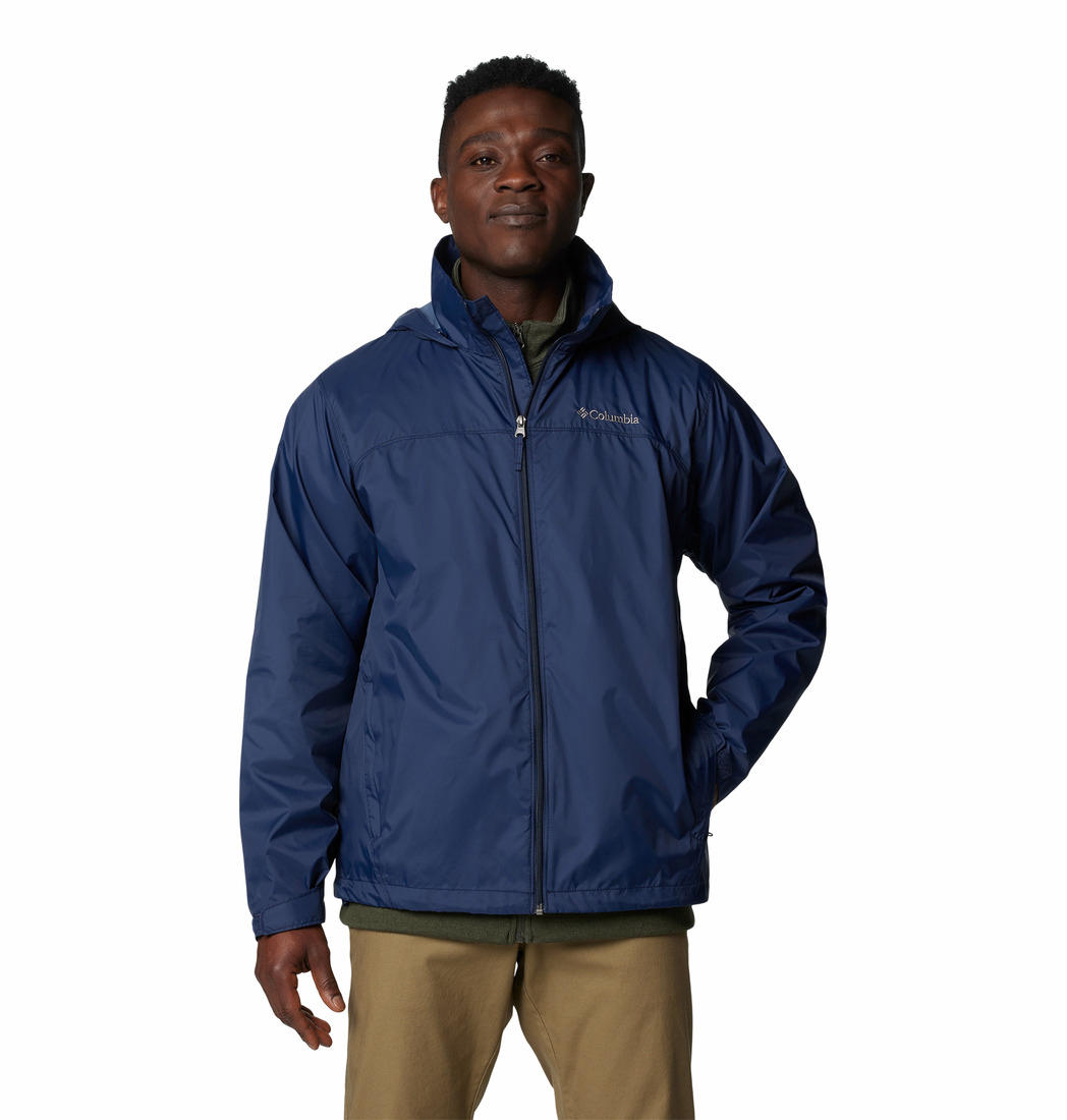 Columbia Men Blue Glennaker Lake II Rain Jacket