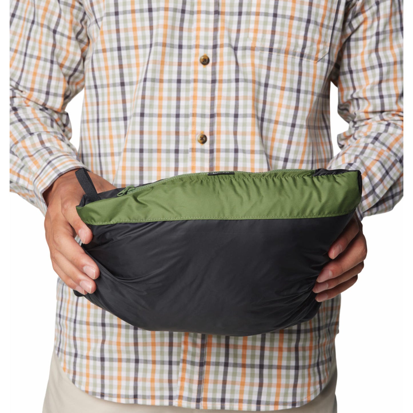 Columbia Men Green Omni-Shield Silver Falls II Down Jacket