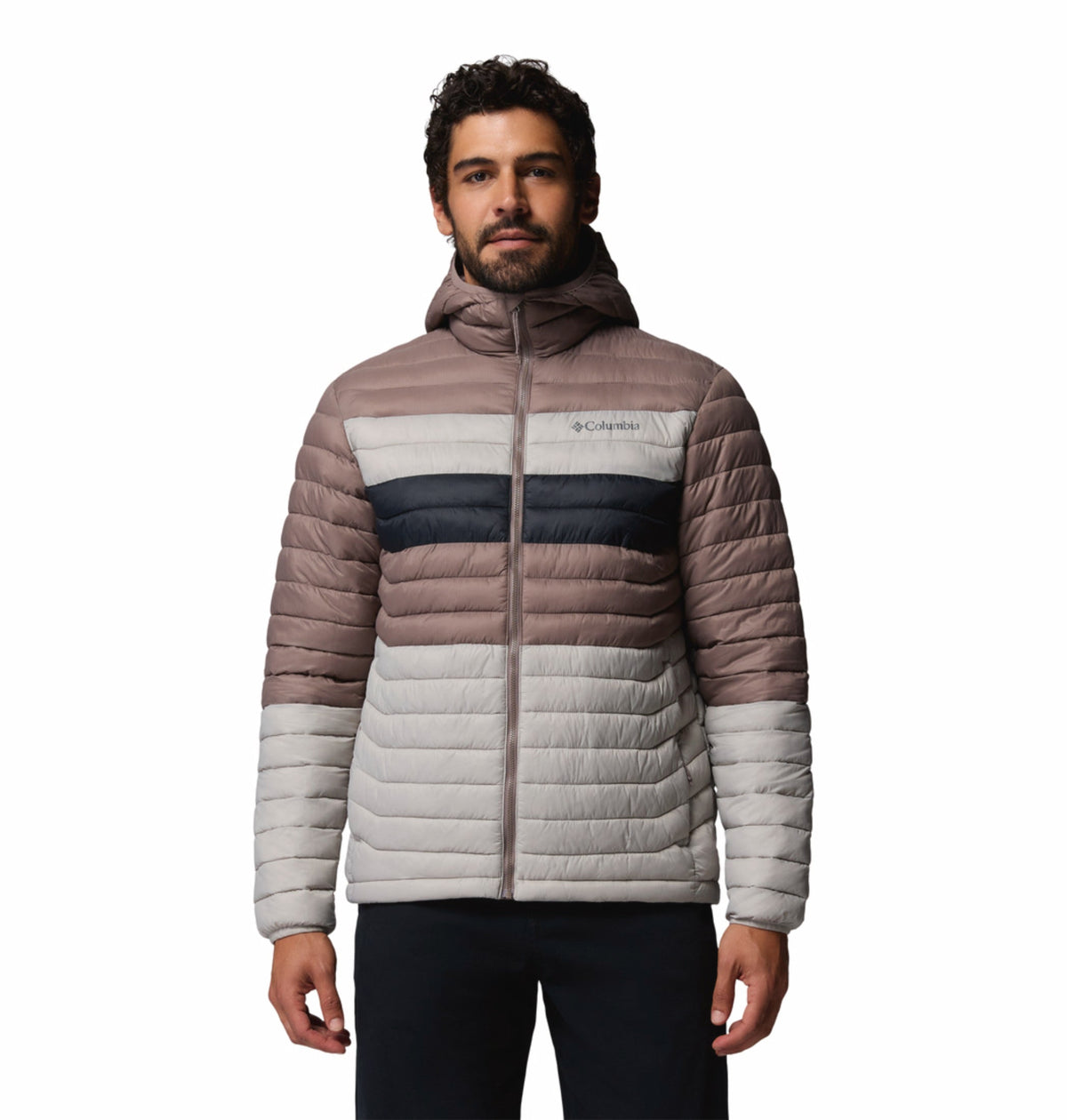 men grey omni shield powder pass down jacket