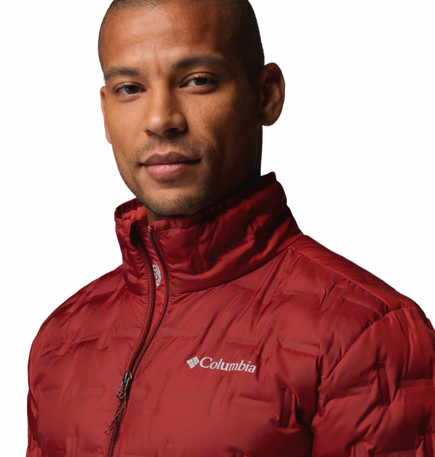 men red omni heat reflective delta ridge ii down jacket