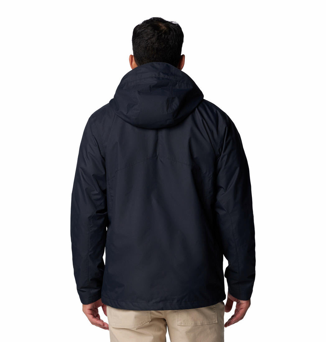 A Men Wearing Columbia Men Black Bugaboo III Fleece Interchange Jacket