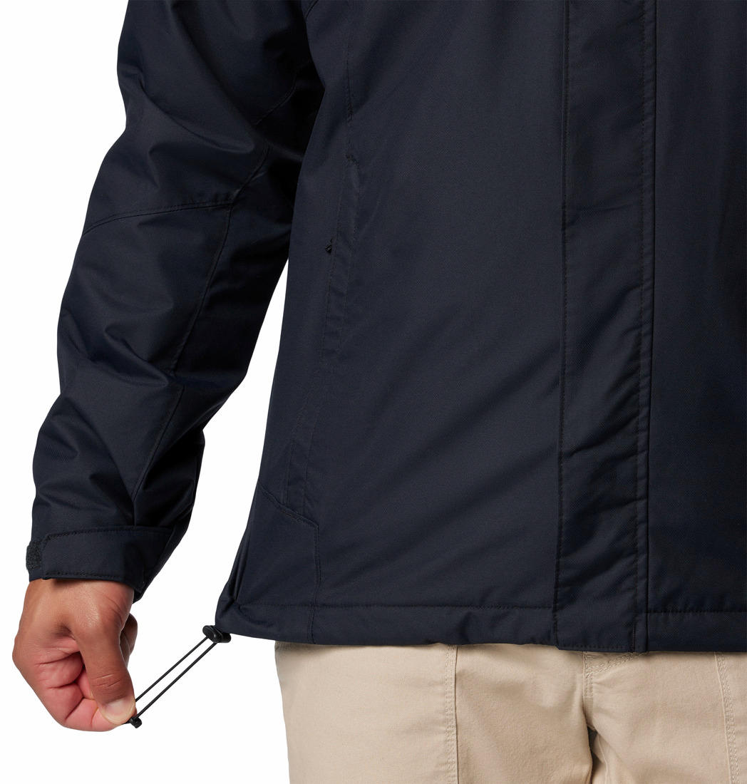 A Men Wearing Columbia Men Black Bugaboo III Fleece Interchange Jacket