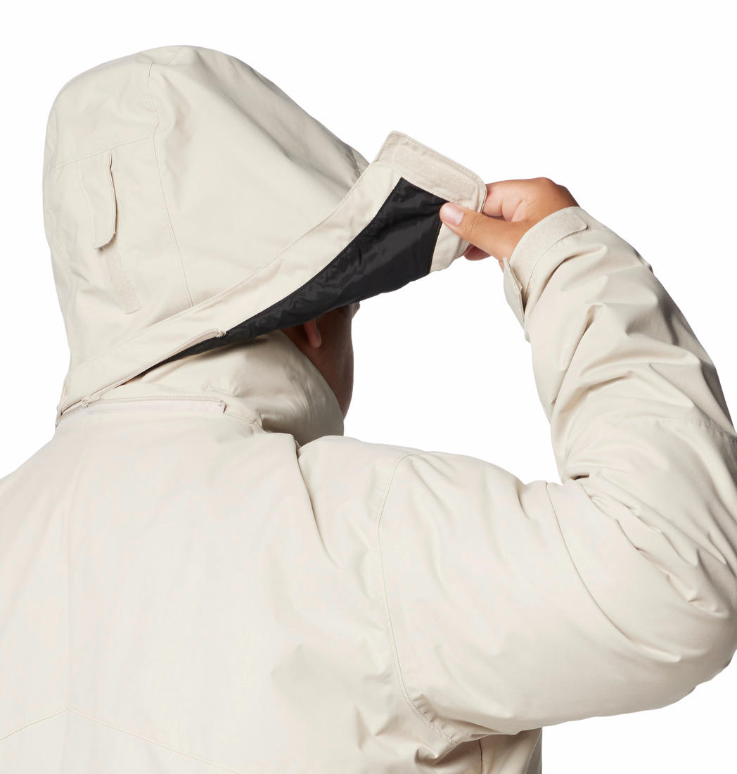 A Men Wearing Columbia Men Brown Bugaboo III Fleece Interchange Jacket