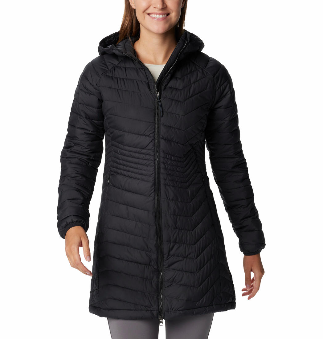 Columbia Women Black Powder Lite Mid Jacket