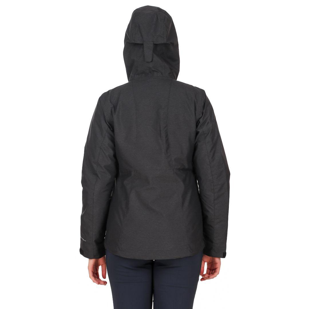 Columbia Women Black Omni-Heat Reflective Whirlibird IV Hooded Interchange Jacket