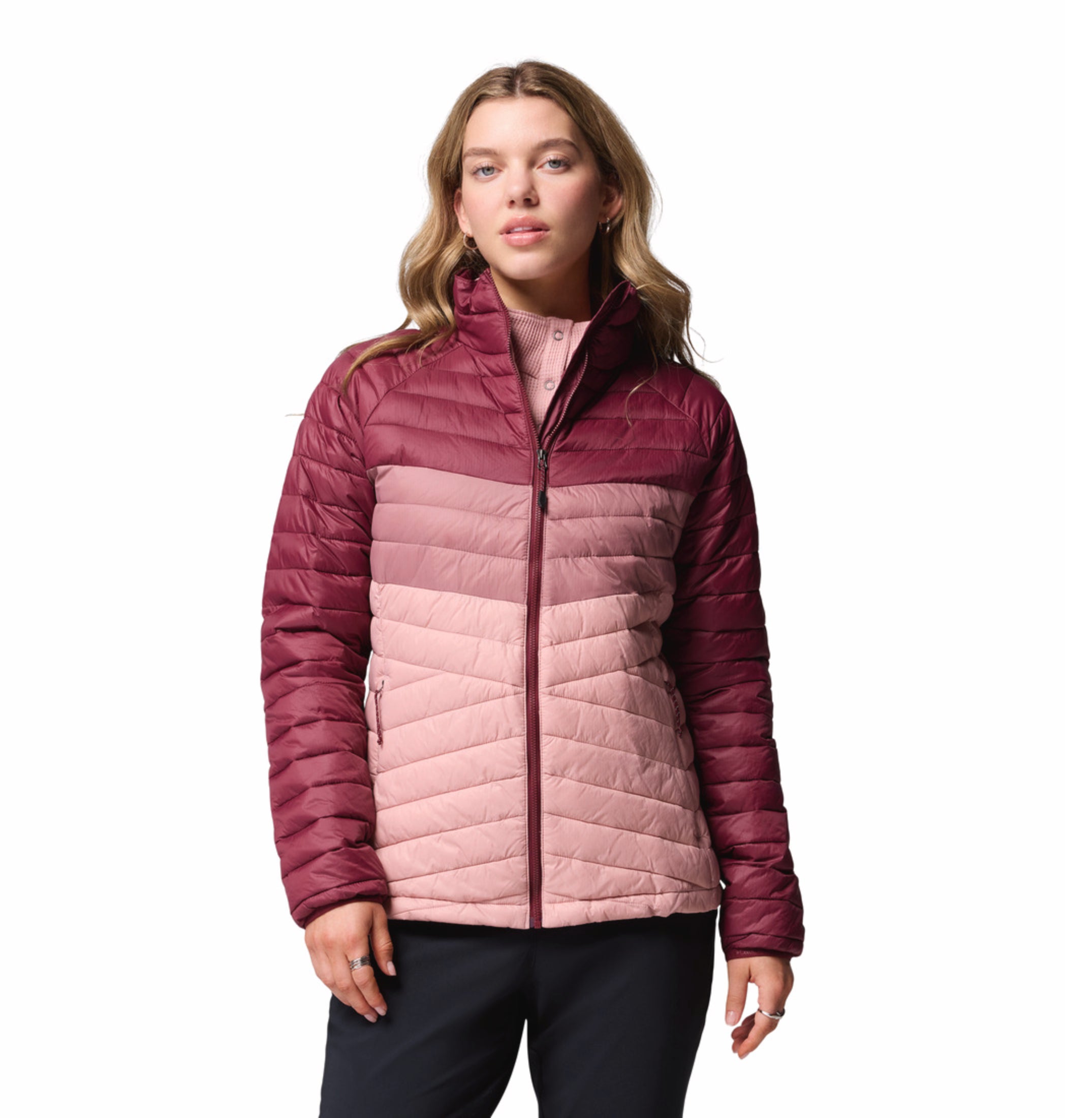 Columbia Women Pink OmniShield Powder Pass Down Jacket