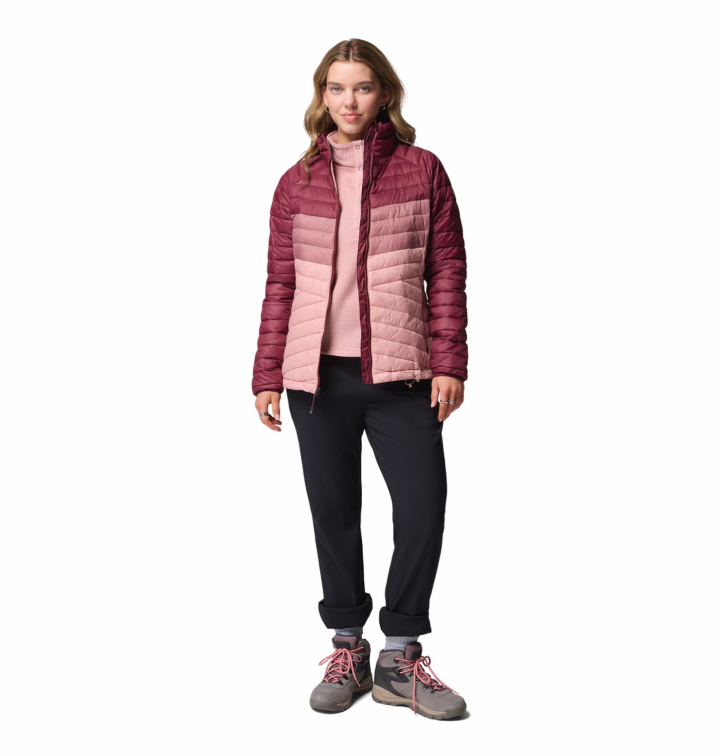 Columbia Women Pink Omni-Shield Powder Pass Down Jacket