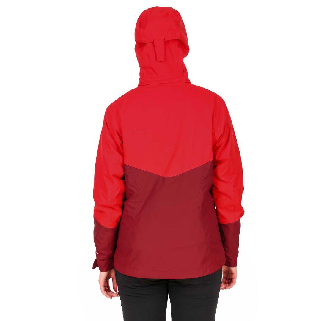 Columbia Women's Red Bugaboo II Fleece Interchange Jacket with Warm Insulation