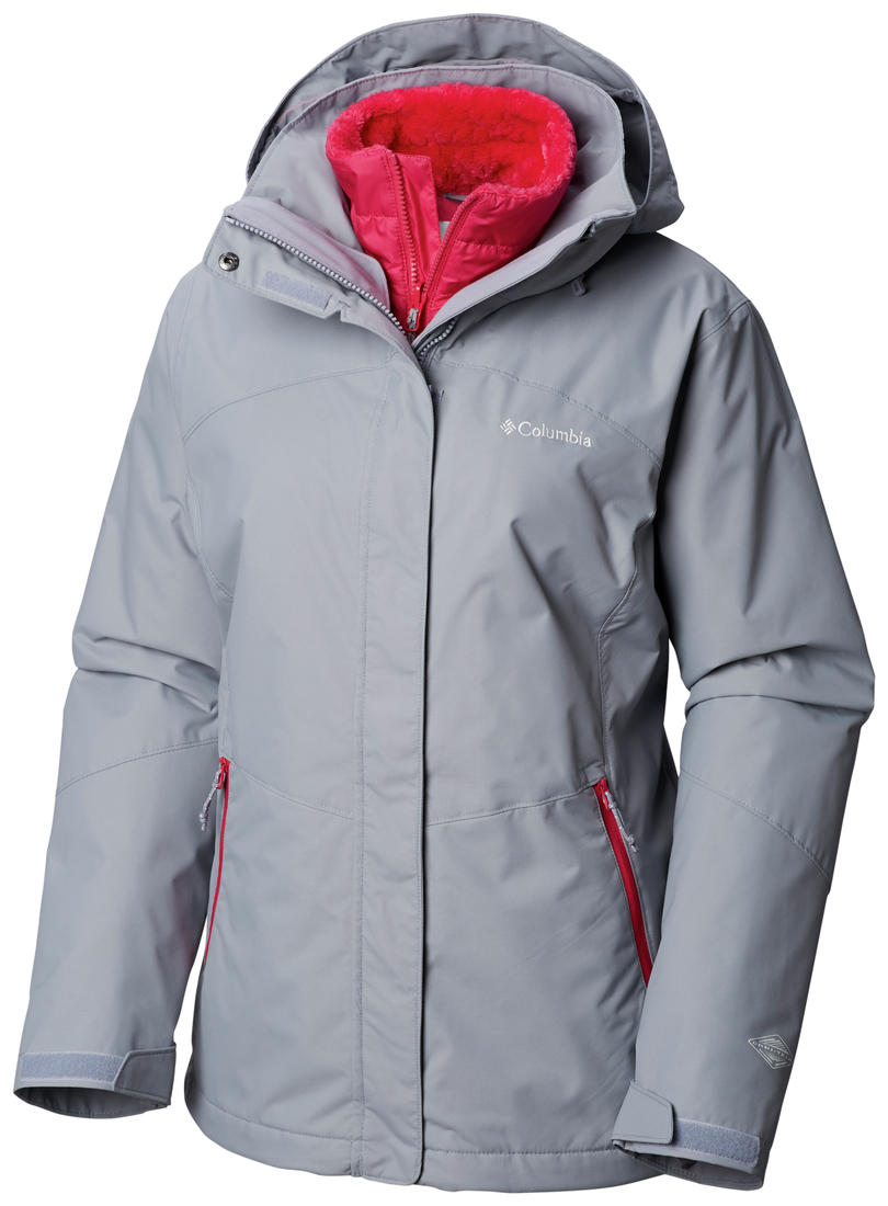 Columbia Women Blue Bugaboo II Insulated Interchange Jacket