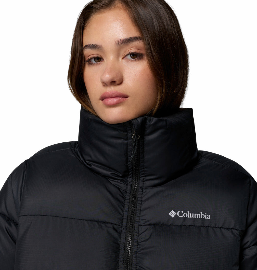 Columbia Women Black Omni-Shield Puffect II Down Jacket (Plus Size)