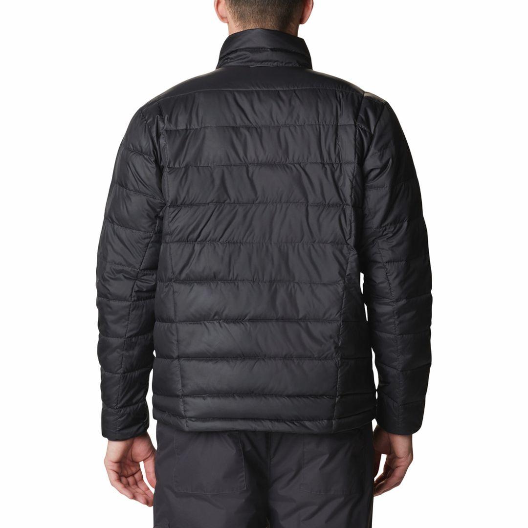 Columbia Men Orange Omni-Heat Reflective Whirlibird IV Hooded Interchange Jacket