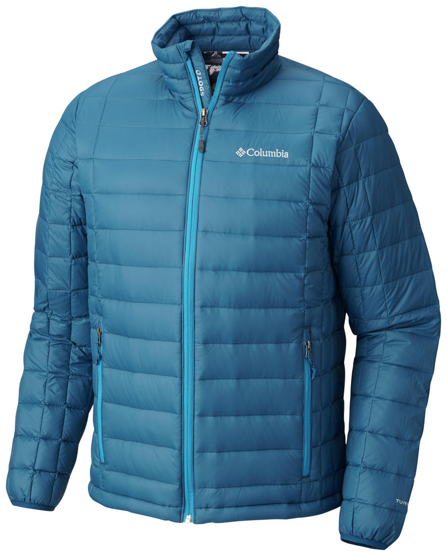 Columbia Men Blue Voodoo Falls 590 TurboDown Jacket