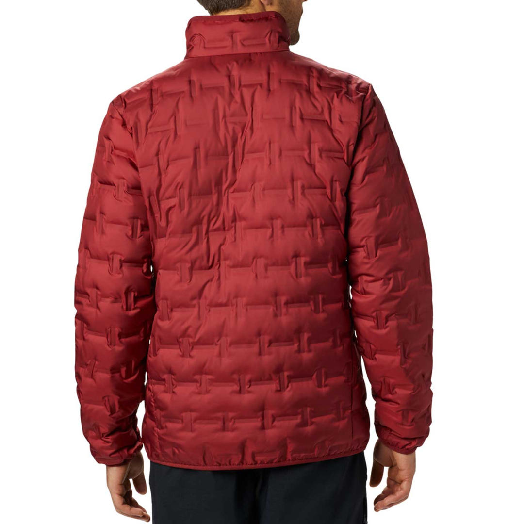 Columbia Men Red Omni-Heat Reflective Delta Ridge Down Jacket