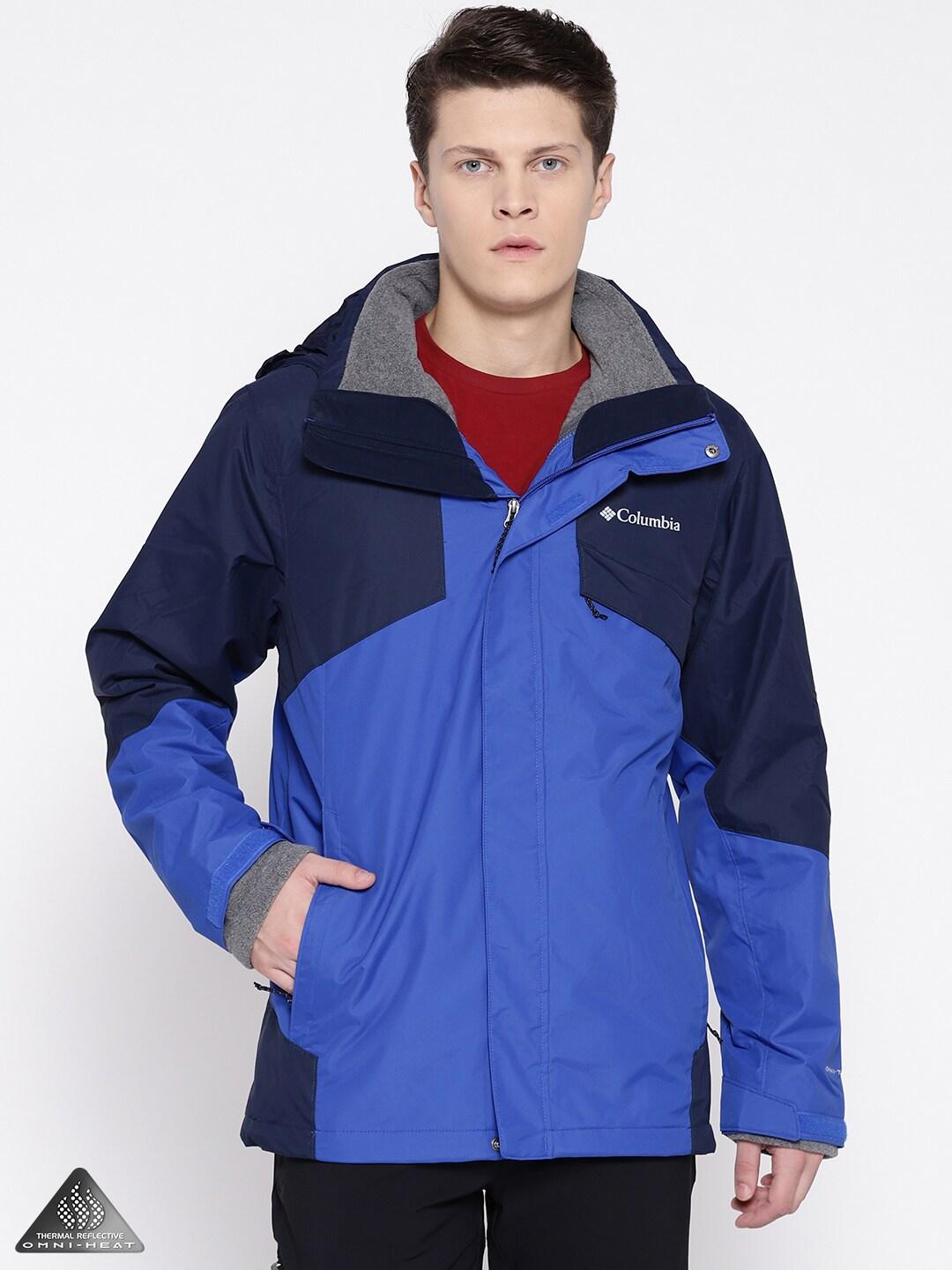 Columbia Men Blue Bugaboo II Fleece Interchange Jacket