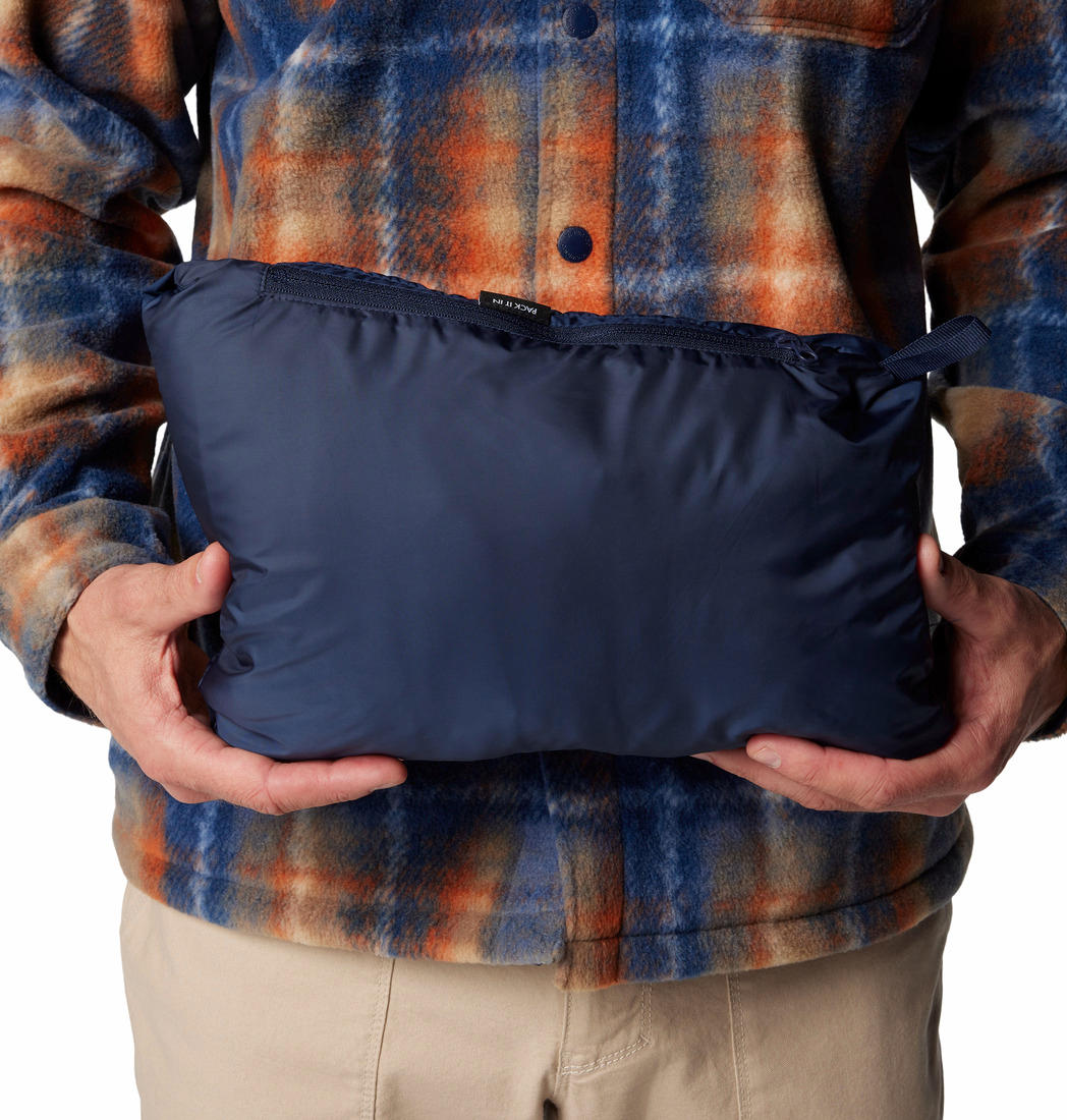 Columbia Men Navy Blue Omni-Shield Silver Falls II Down Vest Jacket