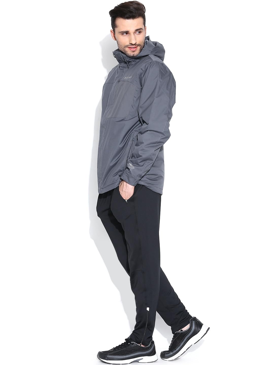 Columbia Men Grey Emerson Mountain Jacket