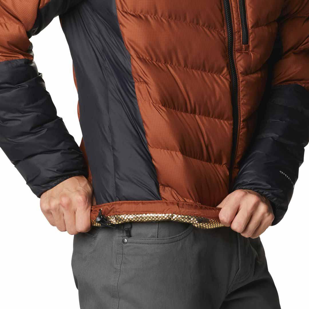 A Men Wearing Columbia Men Brown Labyrinth Loop Hooded Jacket