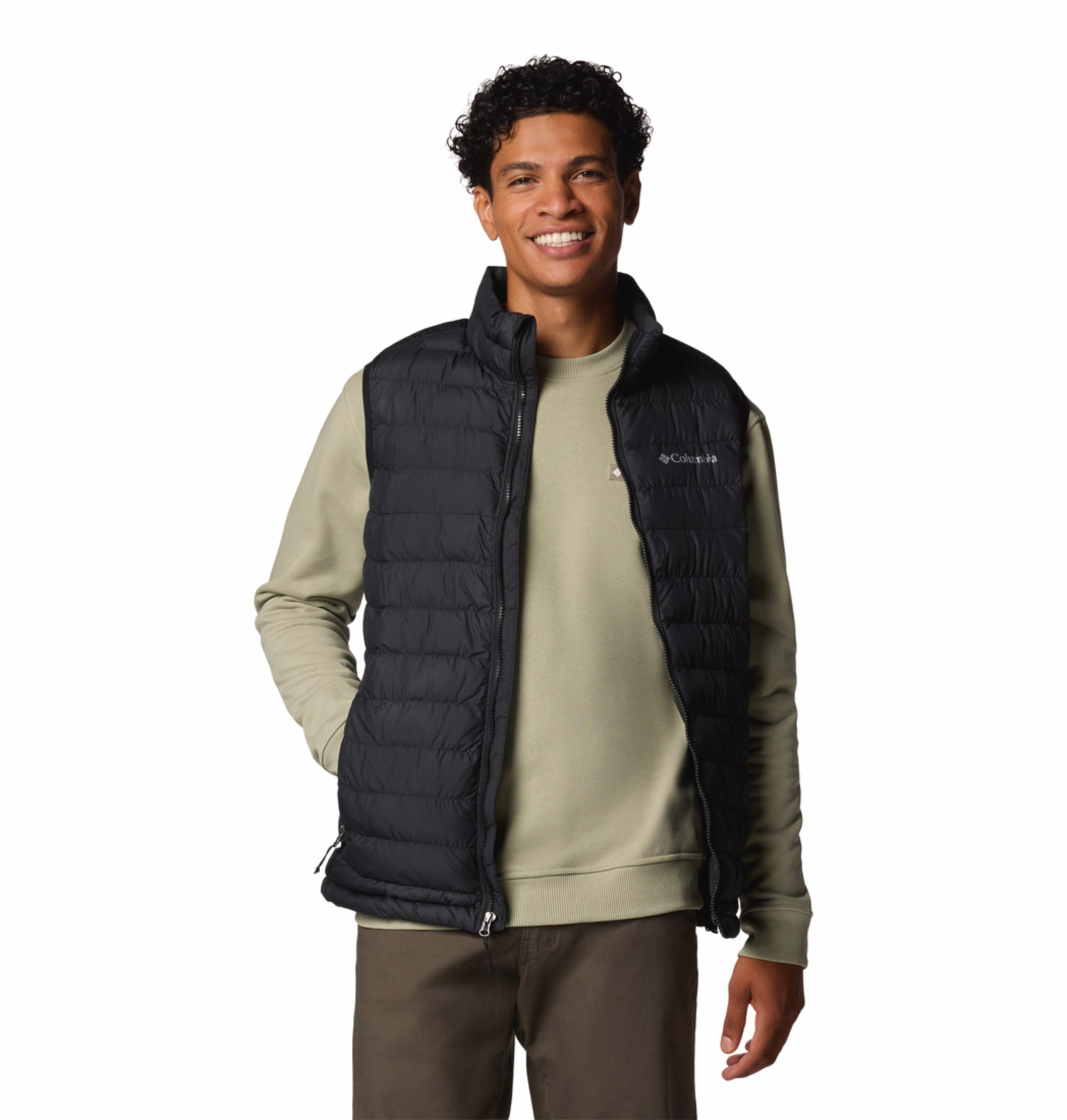 Columbia Men Black Powder Lite II Vest - Main Image