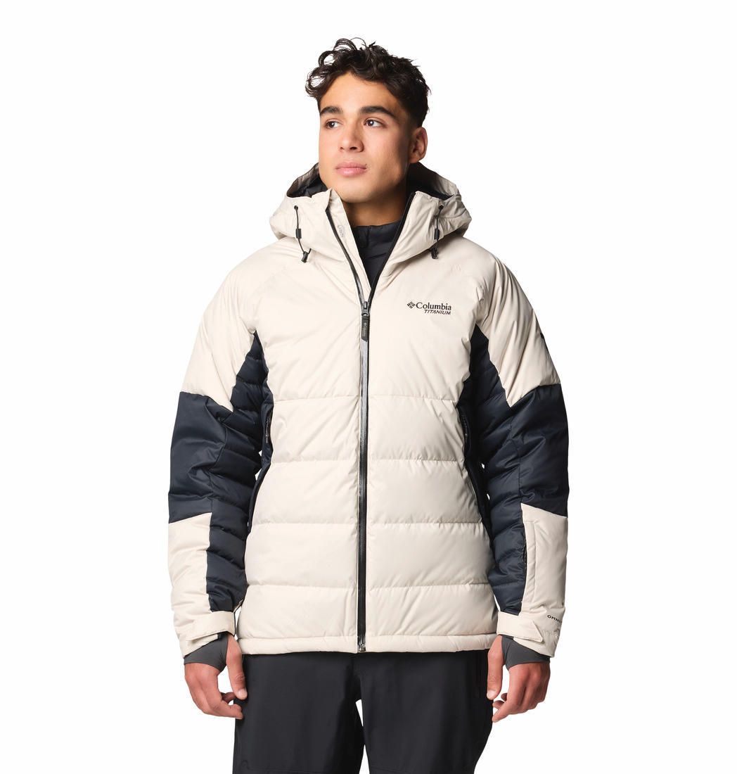 Columbia Men Brown Roaring Fork II Down Jacket