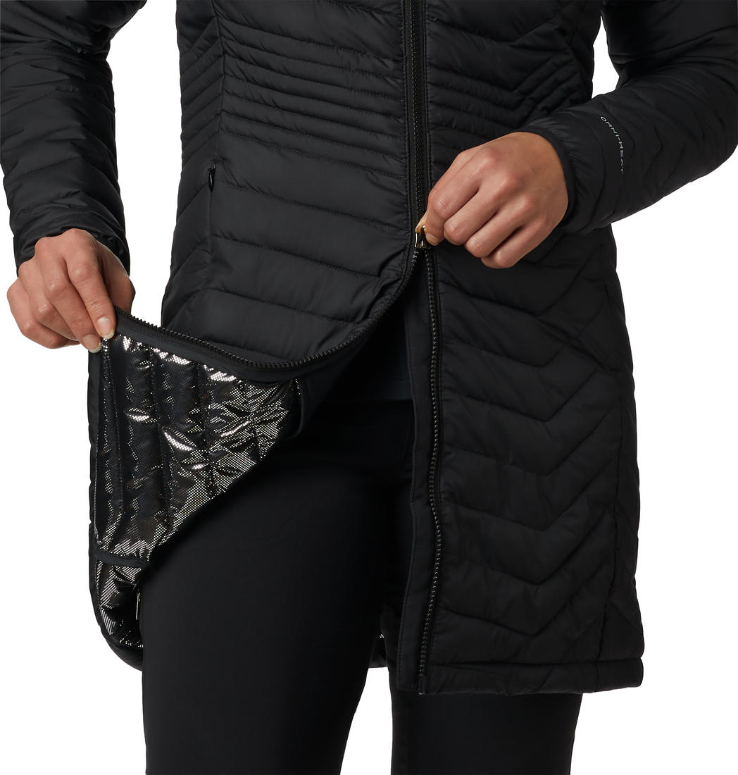 Columbia Women Black Powder Lite Mid Jacket