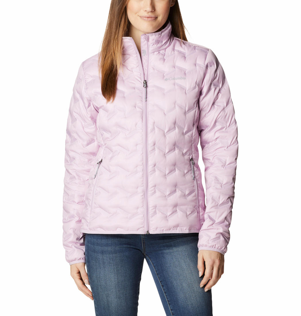Columbia Women Purple Omni-Heat Reflective Delta Ridge Down Jacket