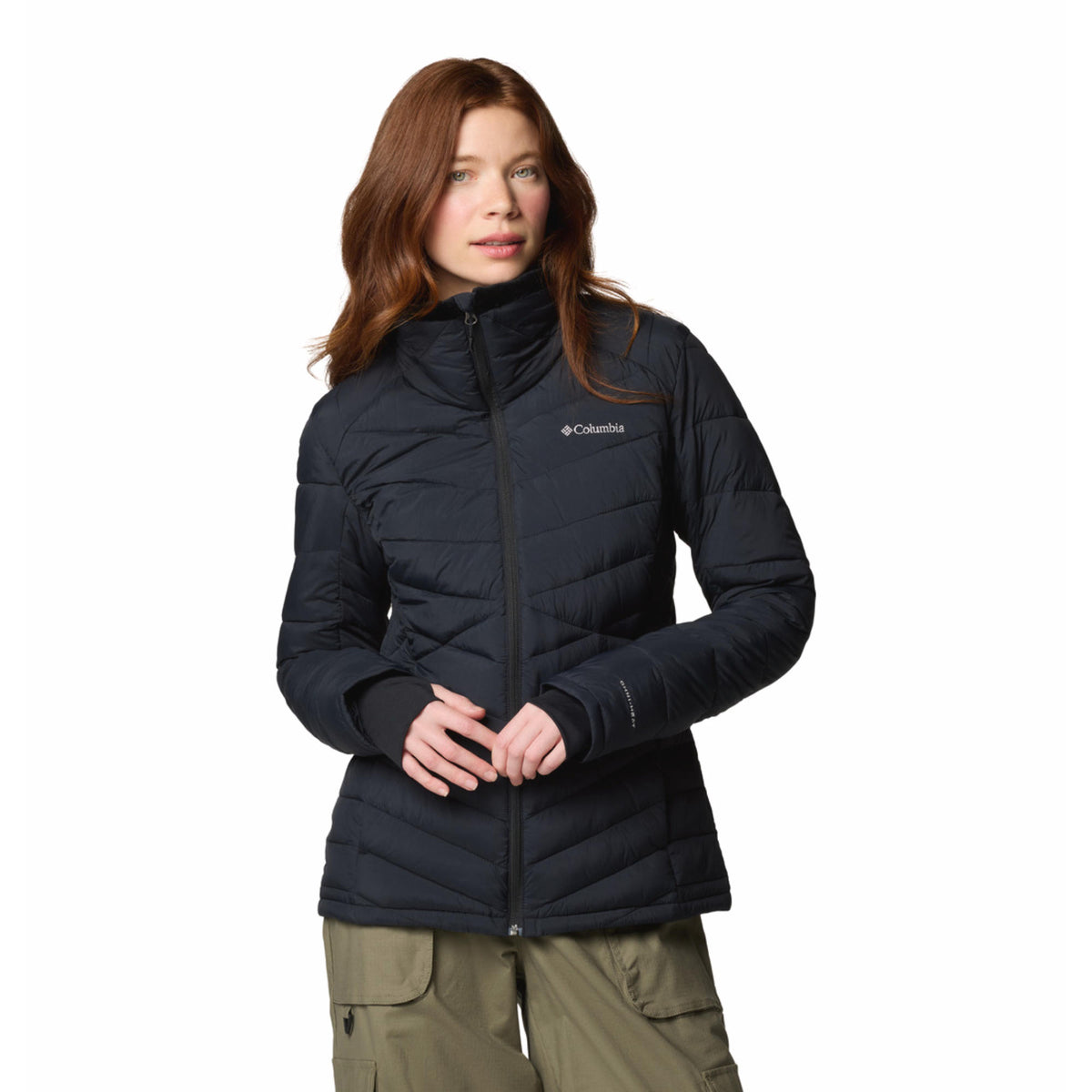 Columbia Women Black Omni-Heat Inifnity Joy Peak II Down Jacket