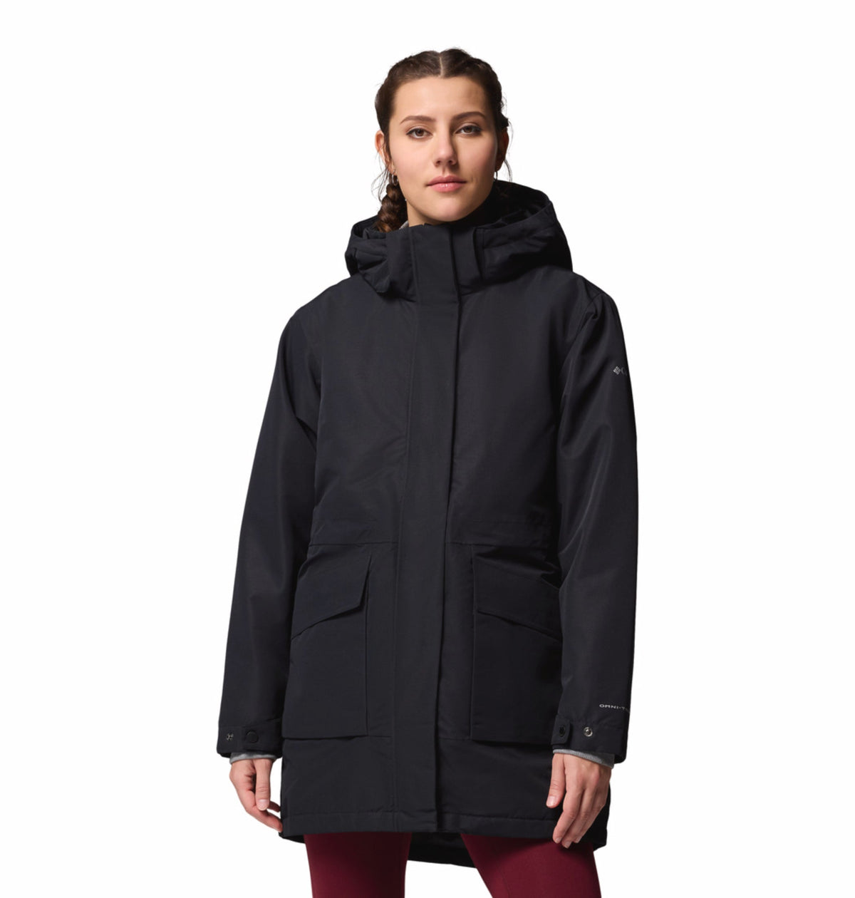 women black omni heat infinity pulaski parka jacket