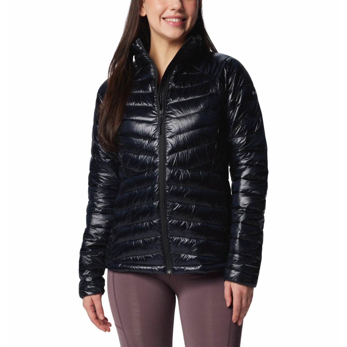 Columbia Women Black Omni-Heat Inifnity Labyrinth Loop II Down Jacket