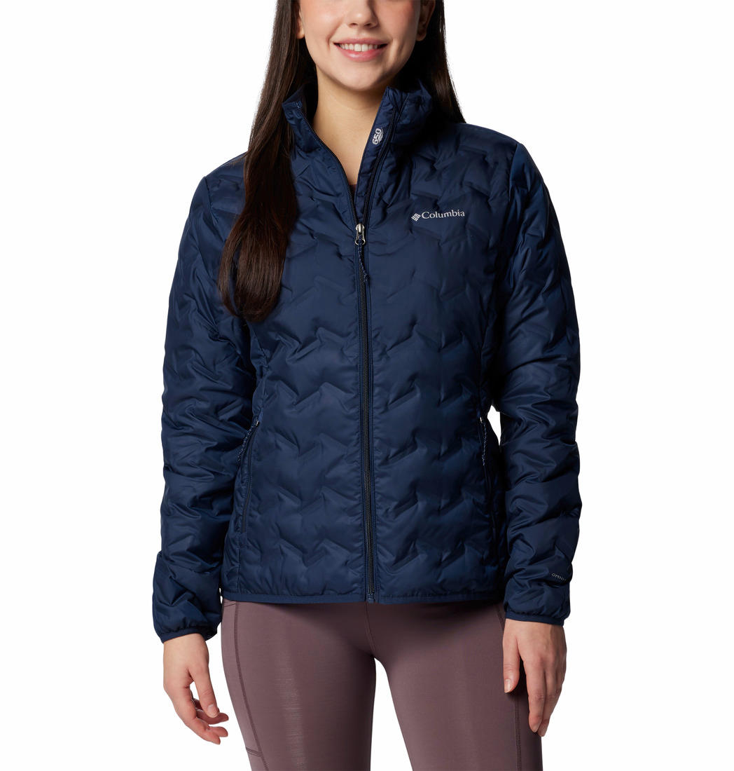 Columbia Women Blue Delta Ridge II Down Jacket