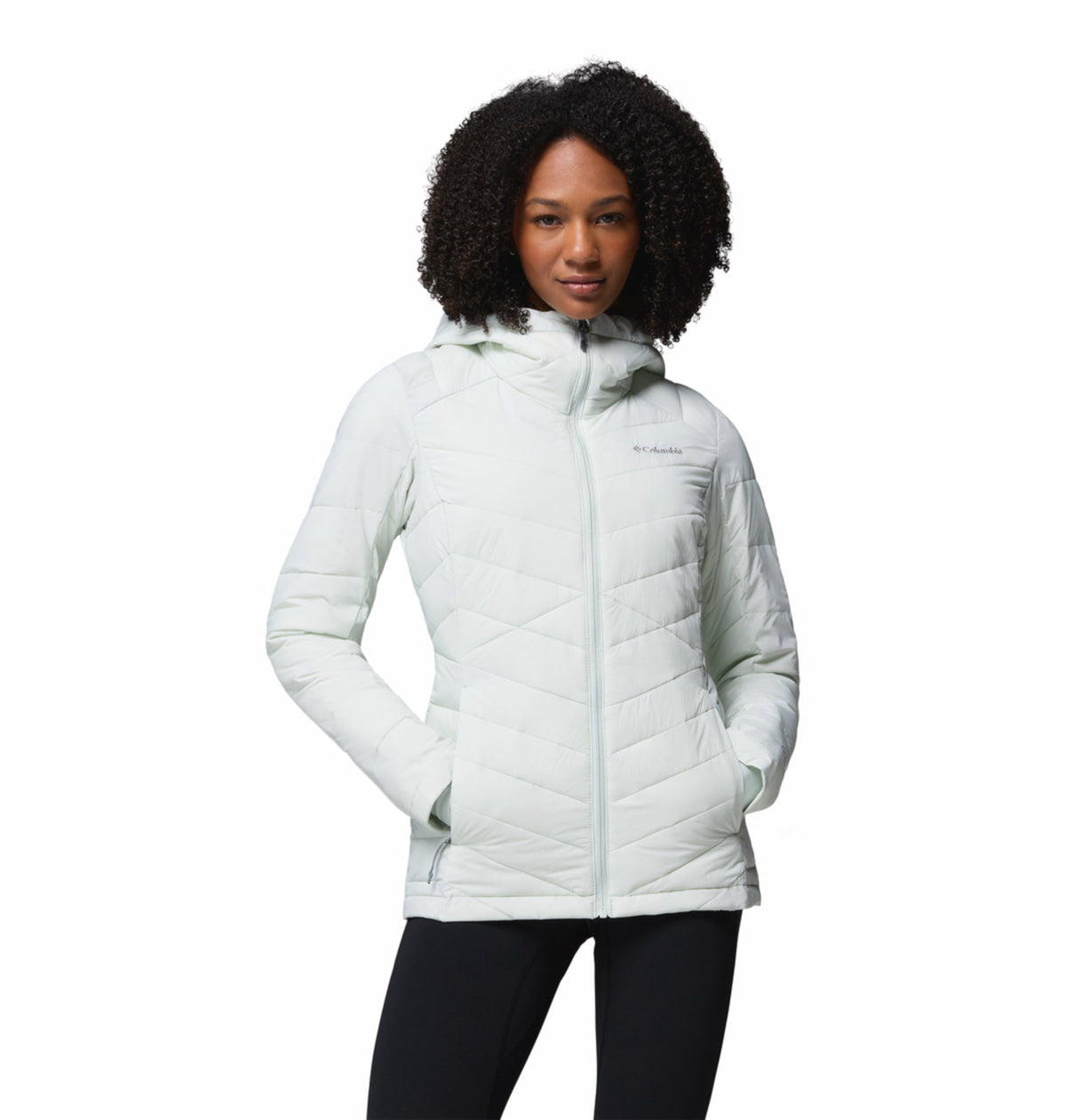 women green omni heat infinity joy peak ii down jacket