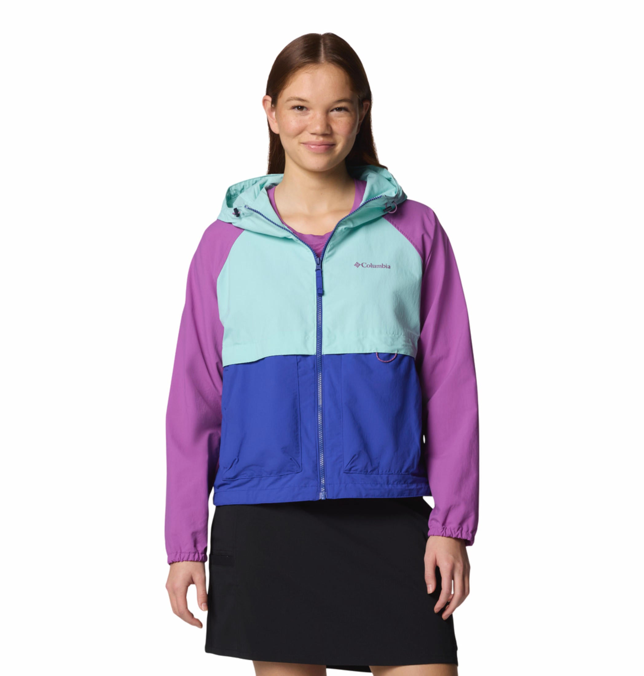 Columbia Women Blue Spire Valley Windbreaker (Sun Protection)