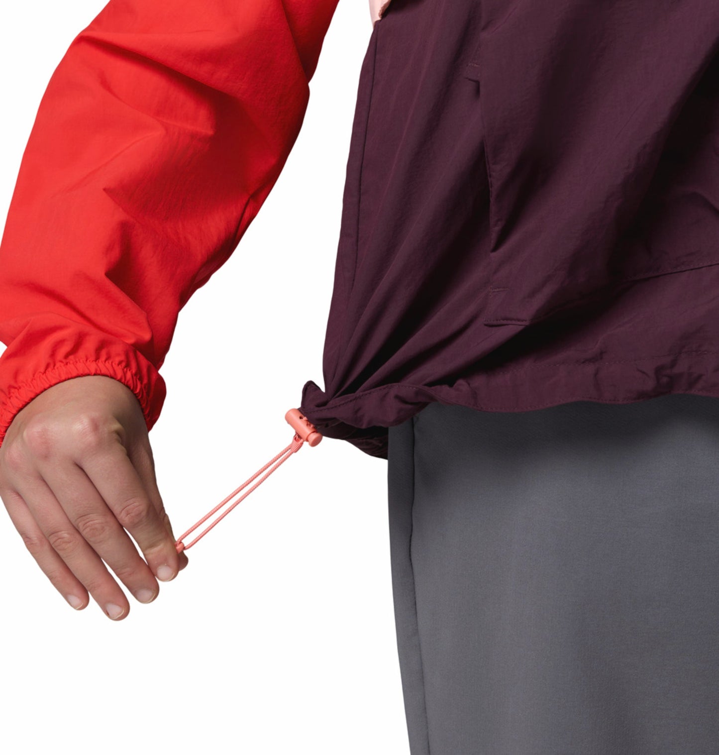 Columbia Women's Pink Omni-Shade Spire Valley Lightweight Windbreaker Jacket