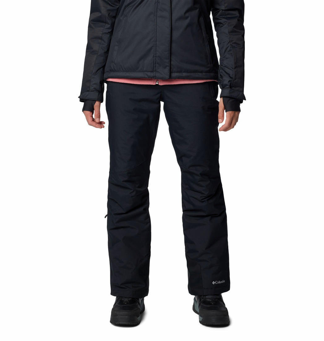 A Women Wearing Columbia Women Black Bugaboo II Pant