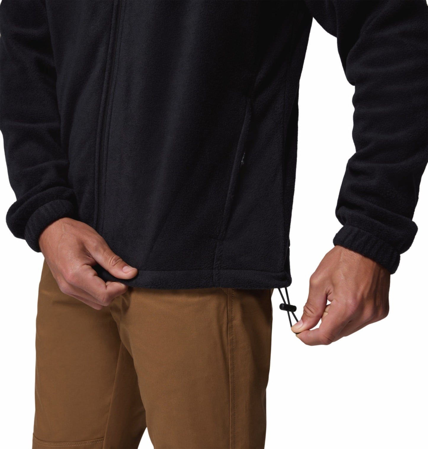 men black steens mountain 2.0 fleece jacket plus size