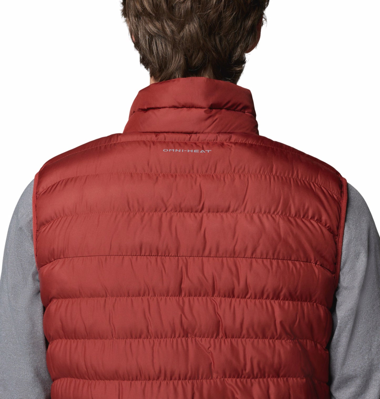 men red omni heat reflective powder lite ii vest plus size