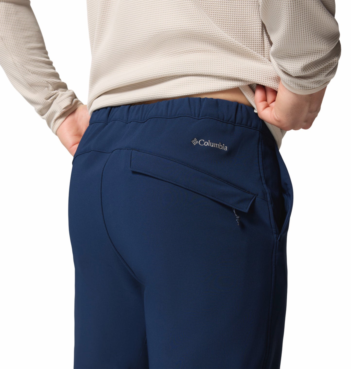Columbia Men Navy Blue Omni-Heat Reflective Time To Trail Pant