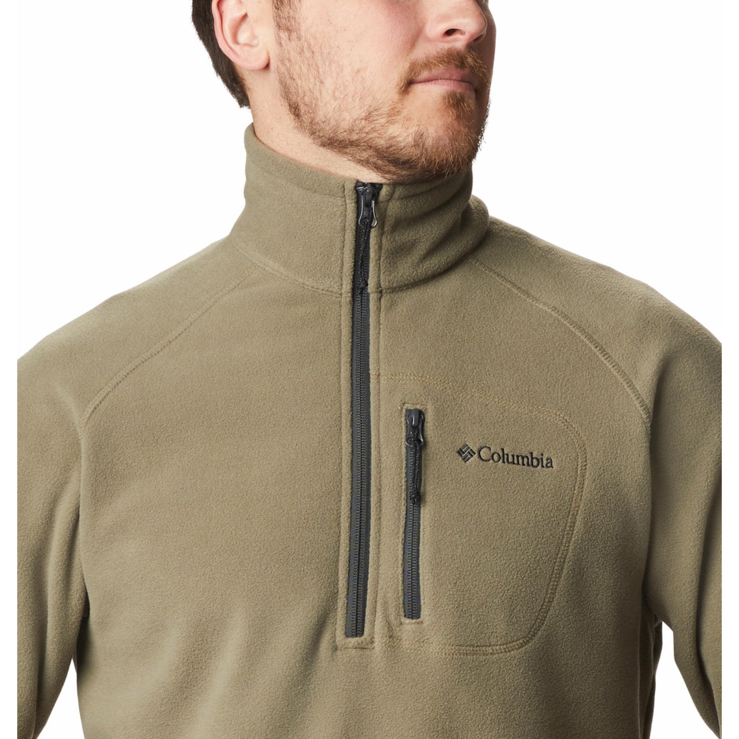 Columbia Men Green Fast Trek III Fleece Jacket
