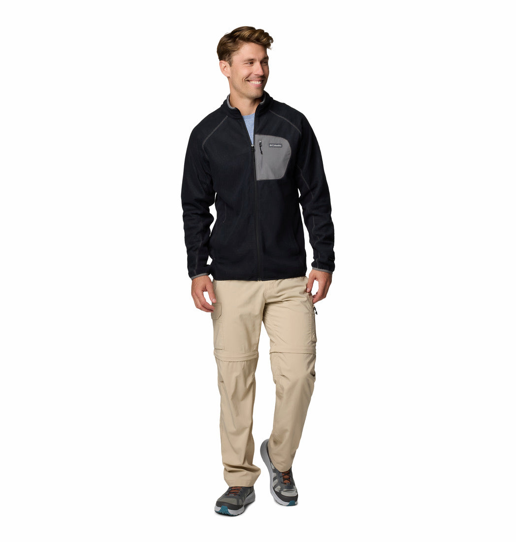 Columbia Men Black Omni-Heat Helix Outdoor Tracks II Fleece Jacket