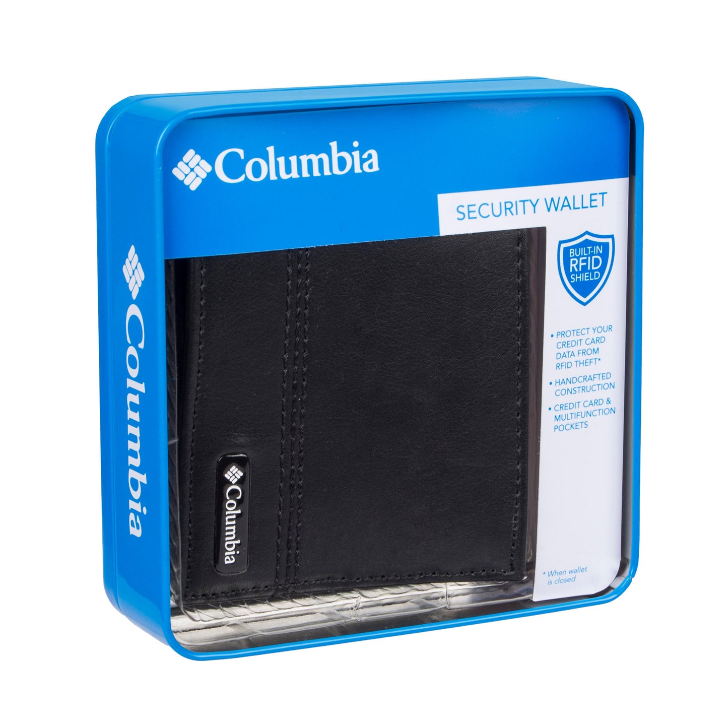 Columbia Mens Black RFID McDowell Passcase